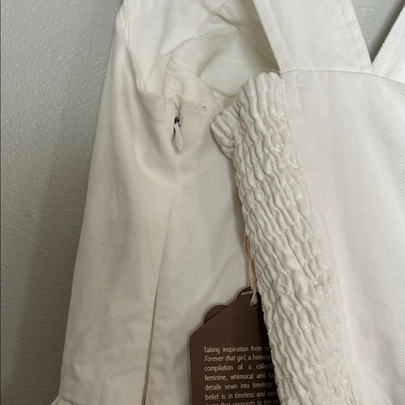 Anthropologie Cream Midi Dress - Picture 8 of 15